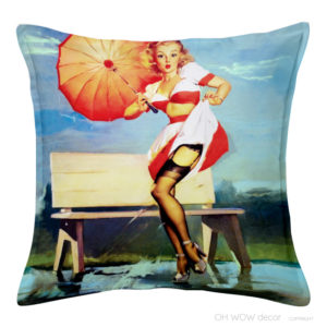 Bus Top Splash Scatter, poster girls, vintage