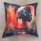 Ndebele Fynbos Scatter, cushion covers, velvet, tretchi, african art