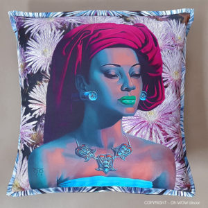 Balinses pink vygies, scatter cushion, covers, home decor